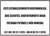 CARTAZ ÁGUA GRATUITA