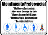 CARTAZ ATENDIMENTO PREFERENCIAL